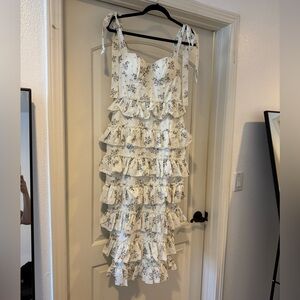 Tiered Ruffle Dress | Little White Dress